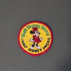 Vintage 1980's Minnie Mouse Walt Disney Productions Iron-On Patch